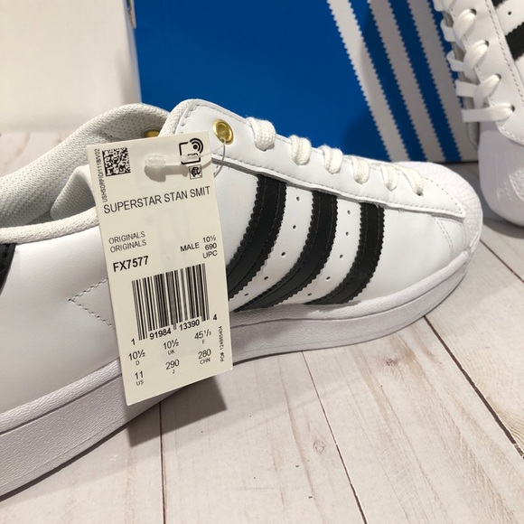 🔴SOLD🔴Adidas SuperStar Stan Smith White/Black - Picture 7 of 13